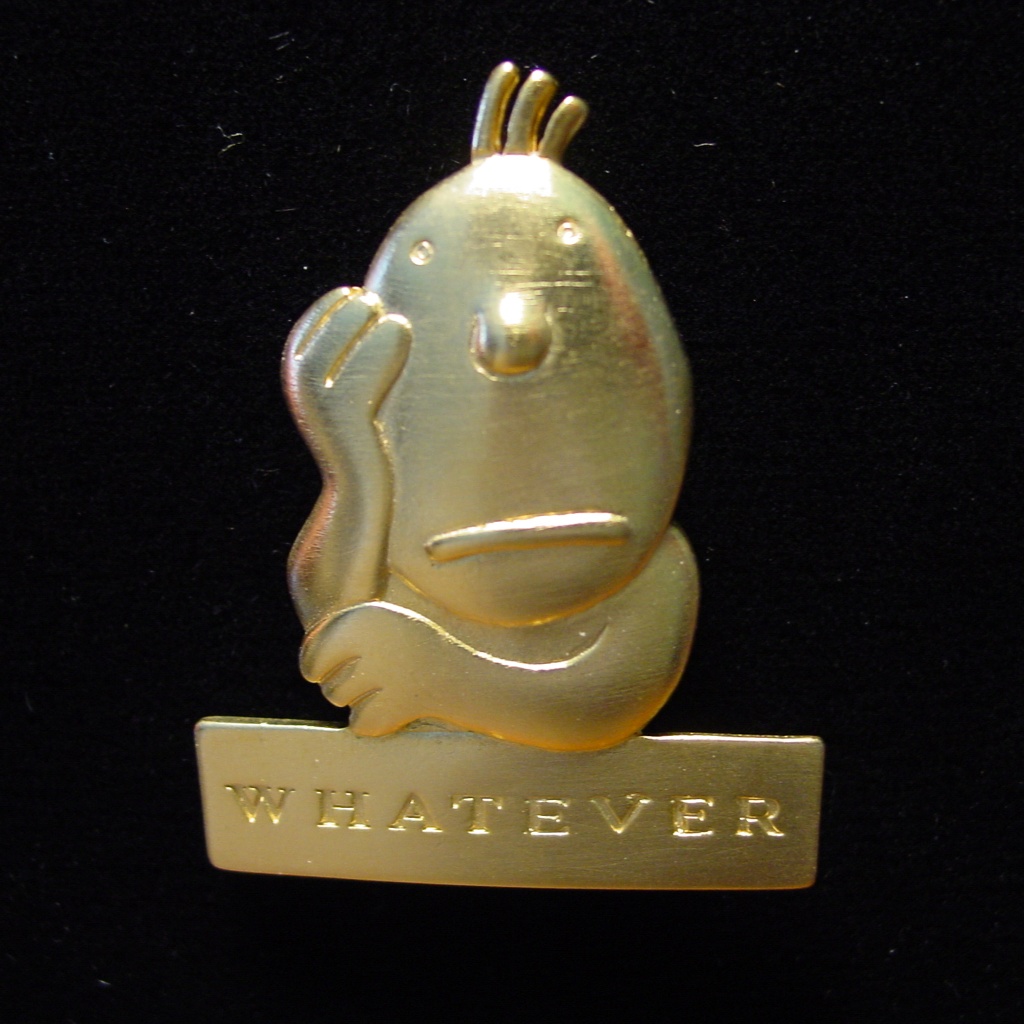 ‘Funny Face Whatever’ Pin Brooch